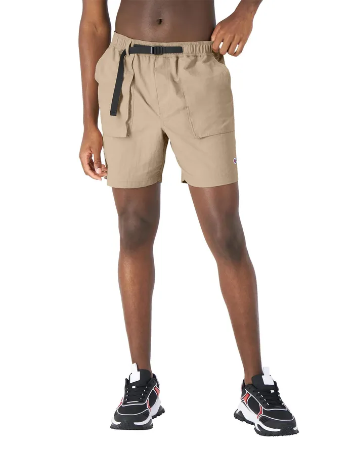 Belted Hiking Shorts C Logo 7034 Country Walnut Men Champion Shorts