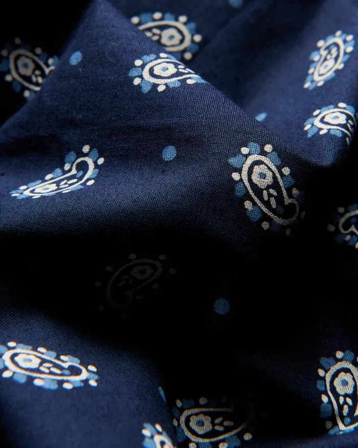 Ben Sherman Archive Print Shirts Men Micro Paisley Print Shirt 8211 Dark Navy Ben Sherman Archive Print Shirts Men Micro Paisley Print Shirt 8211 Dark Navy