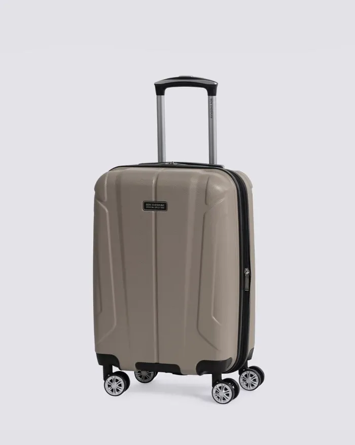 Ben Sherman Bags and Luggage Men Derby Hardside Carry On Luggage 8211 Champagne