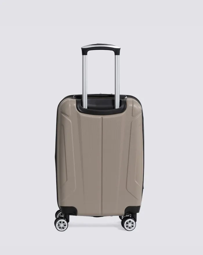 Ben Sherman Bags and Luggage Men Derby Hardside Carry On Luggage 8211 Champagne