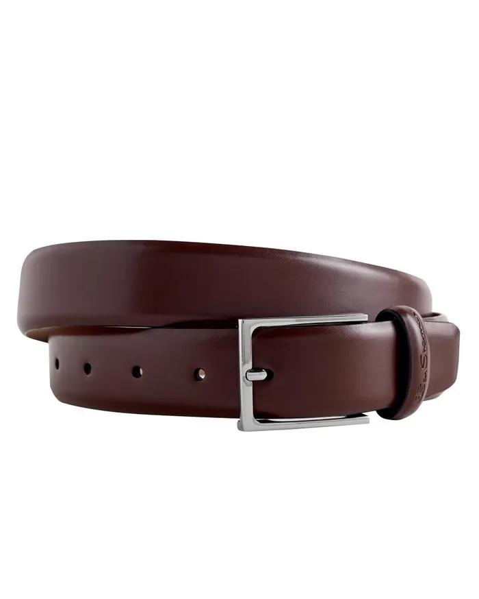 Ben Sherman Belts Men Angus Leather Dress Belt 8211 Brown