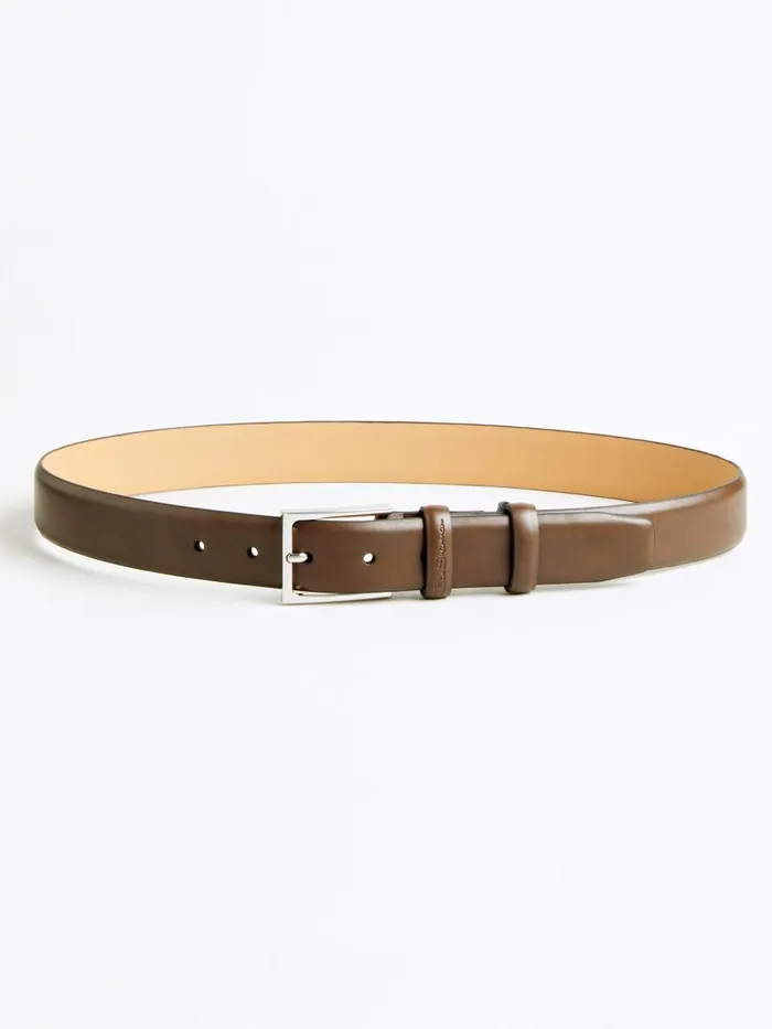 Ben Sherman Belts Men Angus Leather Dress Belt 8211 Brown
