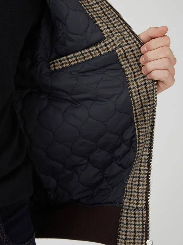 Ben Sherman Jackets and Outerwear Men Heritage Check Wool Blend Jacket