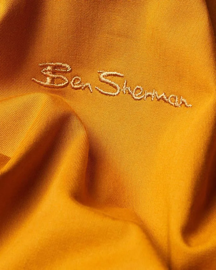 Ben Sherman Jackets and Outerwear Men Signature Harrington Jacket 8211 Mustard Ben Sherman Jackets and Outerwear Men Signature Harrington Jacket 8211 Mustard
