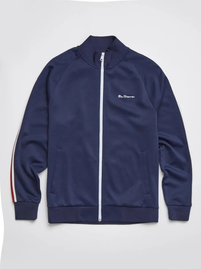 Ben Sherman Jackets and Outerwear Men Signature ZipThrough Track Jacket 8211 Marine