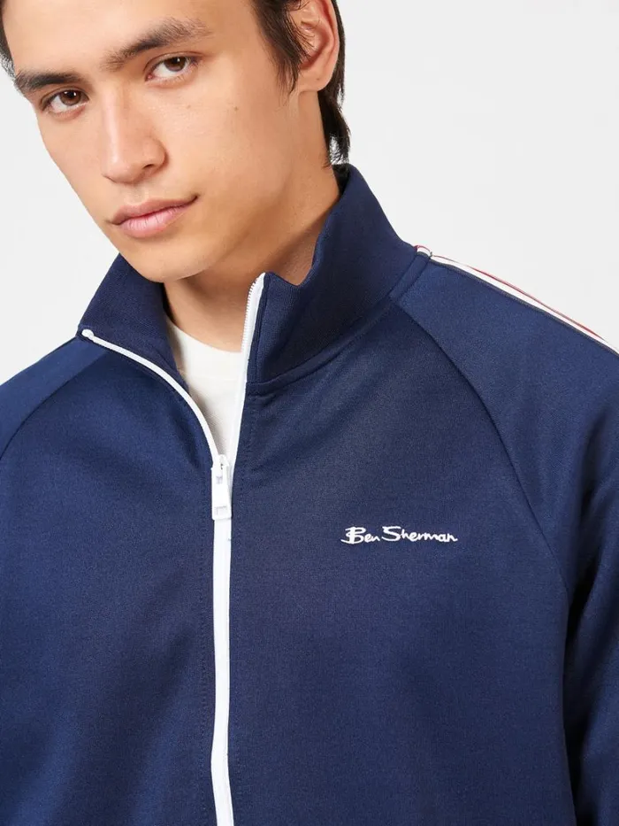 Ben Sherman Jackets and Outerwear Men Signature ZipThrough Track Jacket 8211 Marine