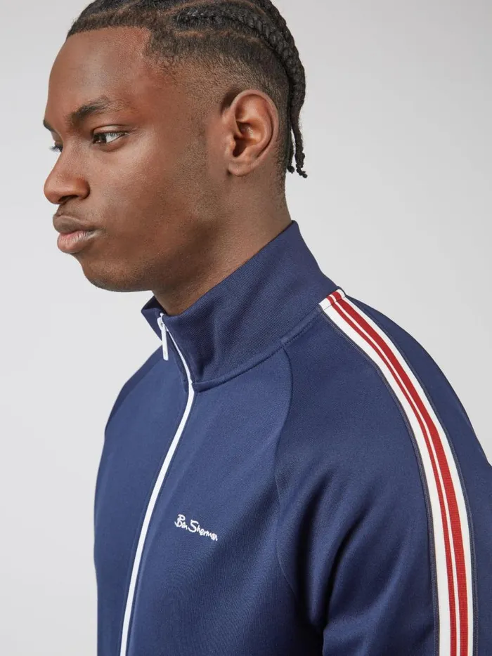 Ben Sherman Jackets and Outerwear Men Signature ZipThrough Track Jacket 8211 Marine