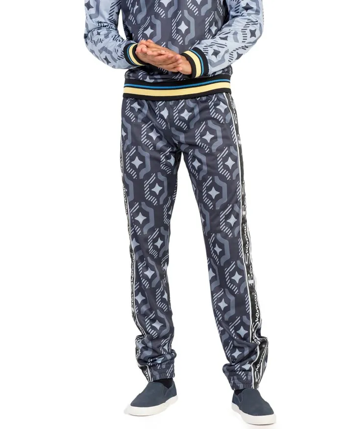Ben Sherman Joggers and Track Pants Men X House Of Holland Geo Wallpaper Printed Tracksuit Pants