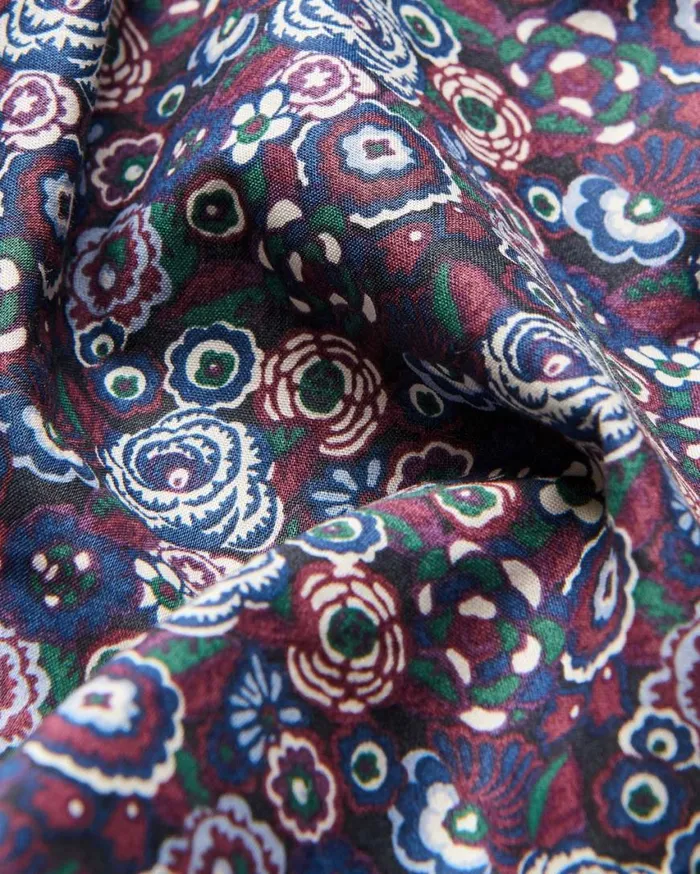 Ben Sherman Long Sleeve Shirts Men Winter Floral Print Shirt 8211 Plum Ben Sherman Long Sleeve Shirts Men Winter Floral Print Shirt 8211 Plum