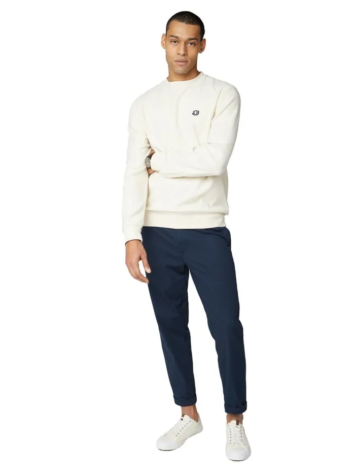Ben Sherman Pants and Chinos Men Relaxed Trouser 8211 Dark Navy