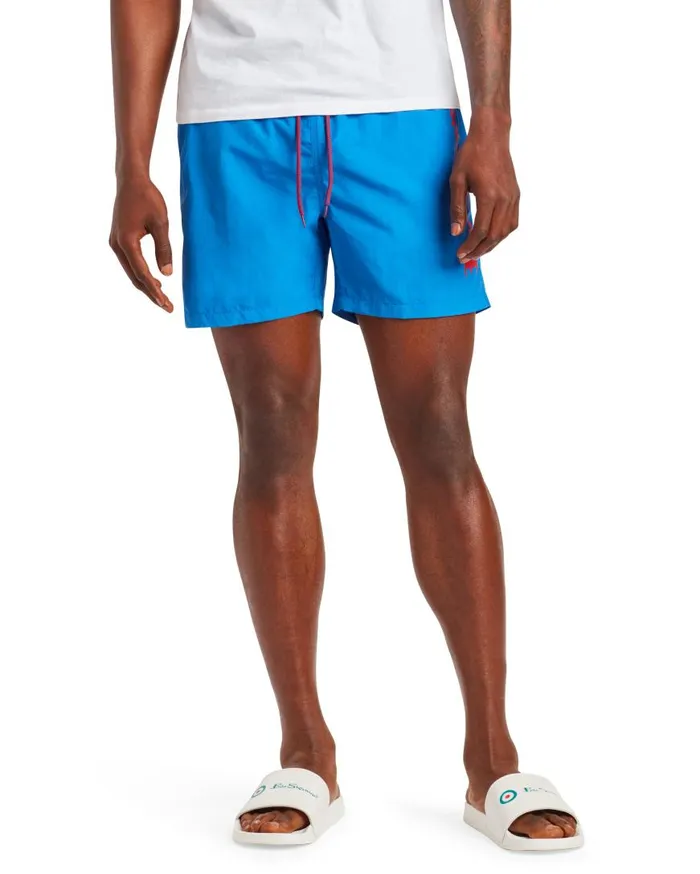 Ben Sherman Shorts Men Boulders Beach Swim Short 8211 Blue