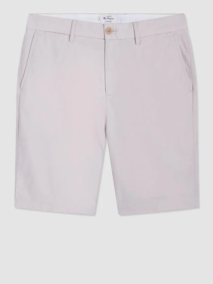Ben Sherman Shorts Men Everyday Slim Fit Chino Short 8211 Putty