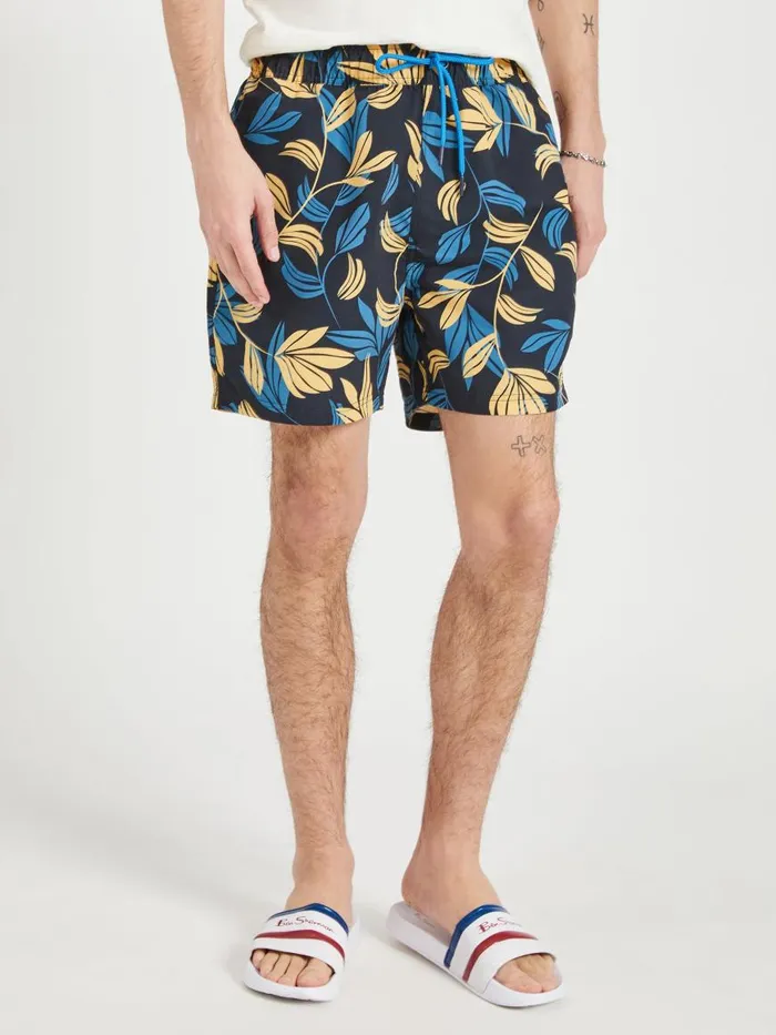 Ben Sherman Shorts Men The Bowman Printed Swim Shorts