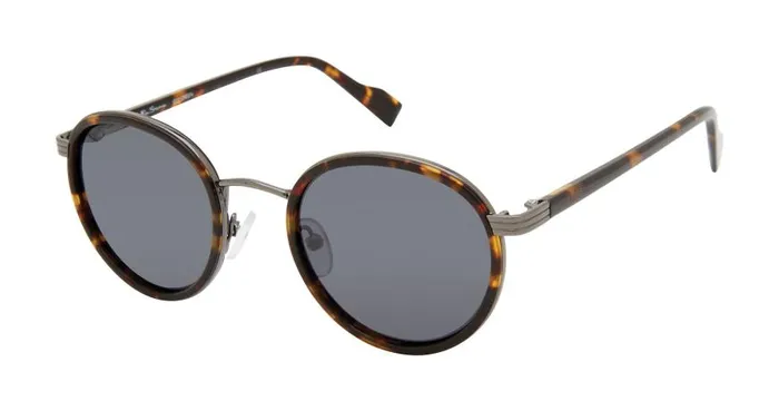 Ben Sherman Sunglasses Men Manchester Polarized Round Eco Sunglasses 8211 Tortoise