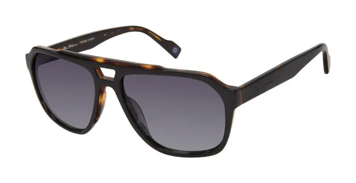 Ben Sherman Sunglasses Men Manor Polarized Oversized Eco Sunglasses 8211 Black Tortoise