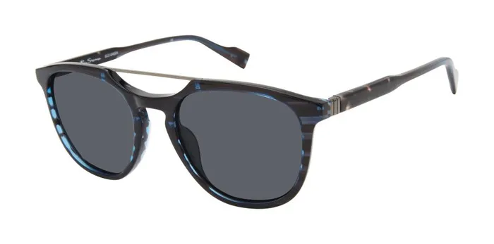 Ben Sherman Sunglasses Men Queensway Polarized Eco Sunglasses 8211 Blue Stripe