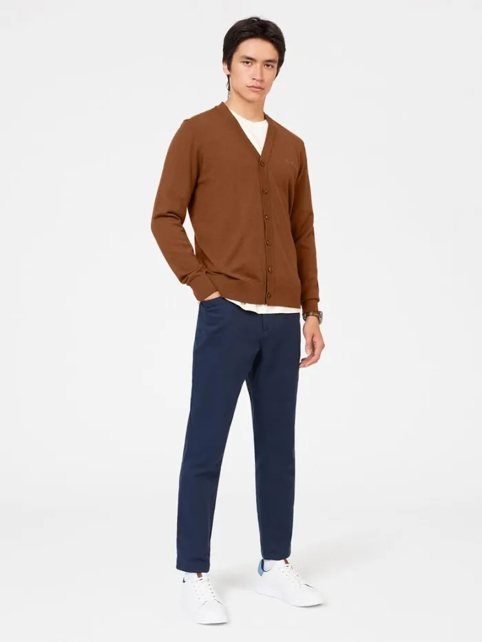 Ben Sherman Sweaters and Knits Men Signature Merino Knit Cardigan Ben Sherman Sweaters and Knits Men Signature Merino Knit Cardigan