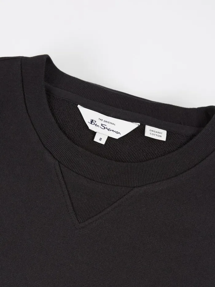 Ben Sherman Sweatshirts and Hoodies Men B By TricotLoopback Sweatshirt 8211 Black