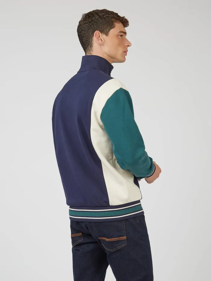 Ben Sherman Sweatshirts and Hoodies Men Colorblock HalfZip Sport Sweatshirt