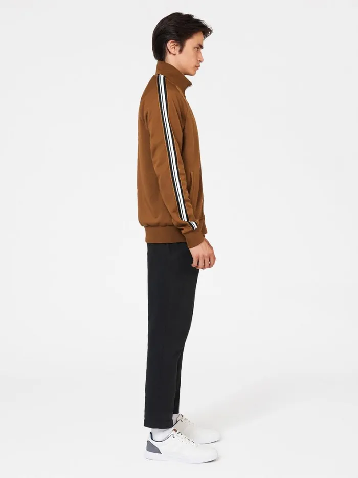 Ben Sherman Sweatshirts and Hoodies Men Signature House Taped Track Jacket 8211 Ginger Ben Sherman Sweatshirts and Hoodies Men Signature House Taped Track Jacket 8211 Ginger