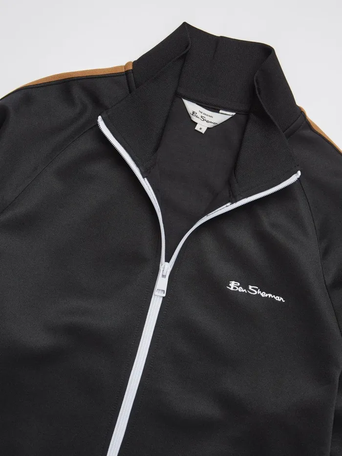 Ben Sherman Sweatshirts and Hoodies Men Signature ZipThrough Track Jacket 8211 Black
