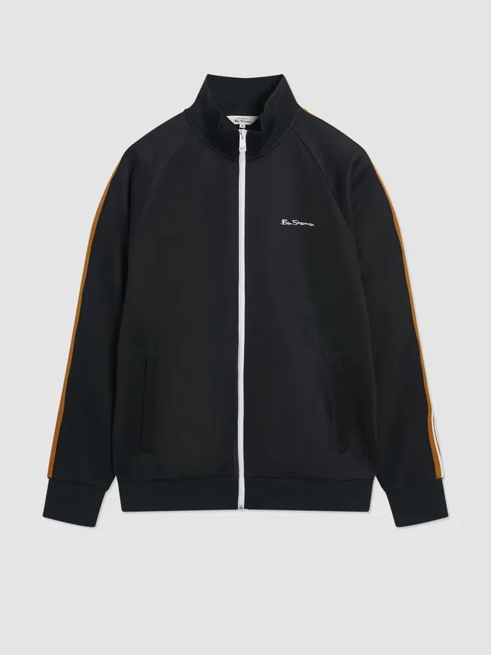 Ben Sherman Sweatshirts and Hoodies Men Signature ZipThrough Track Jacket 8211 Black