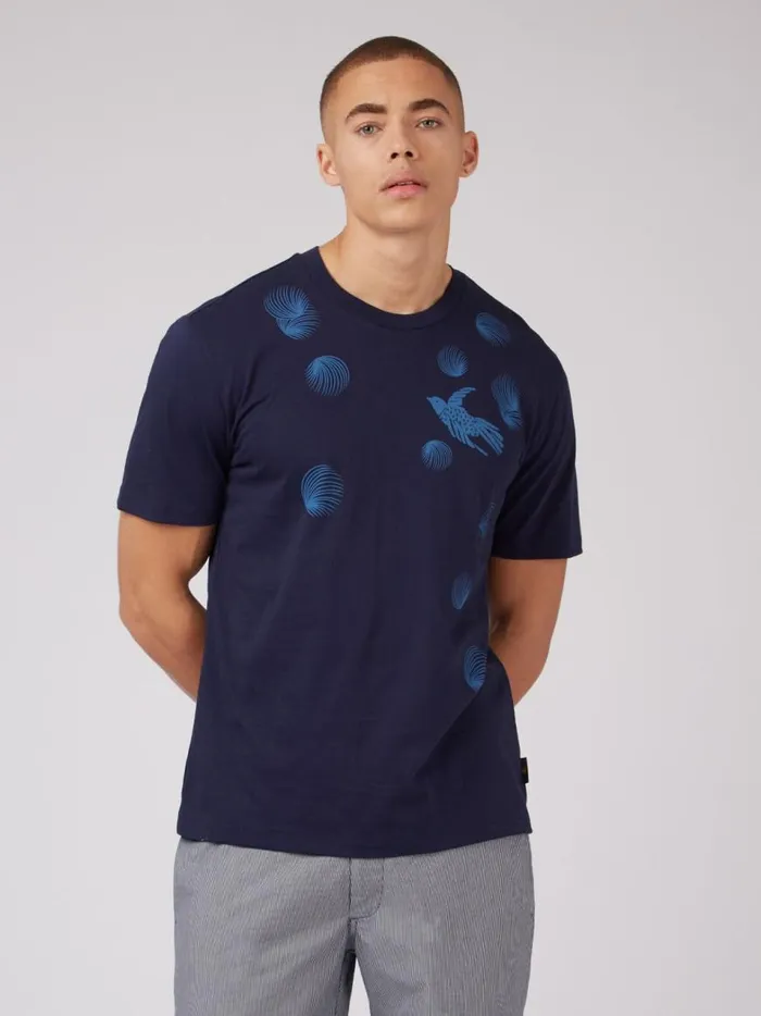 Ben Sherman TShirts and Graphic Tees Men B By Bird Graphic Tee 8211 Marine Ben Sherman TShirts and Graphic Tees Men B By Bird Graphic Tee 8211 Marine
