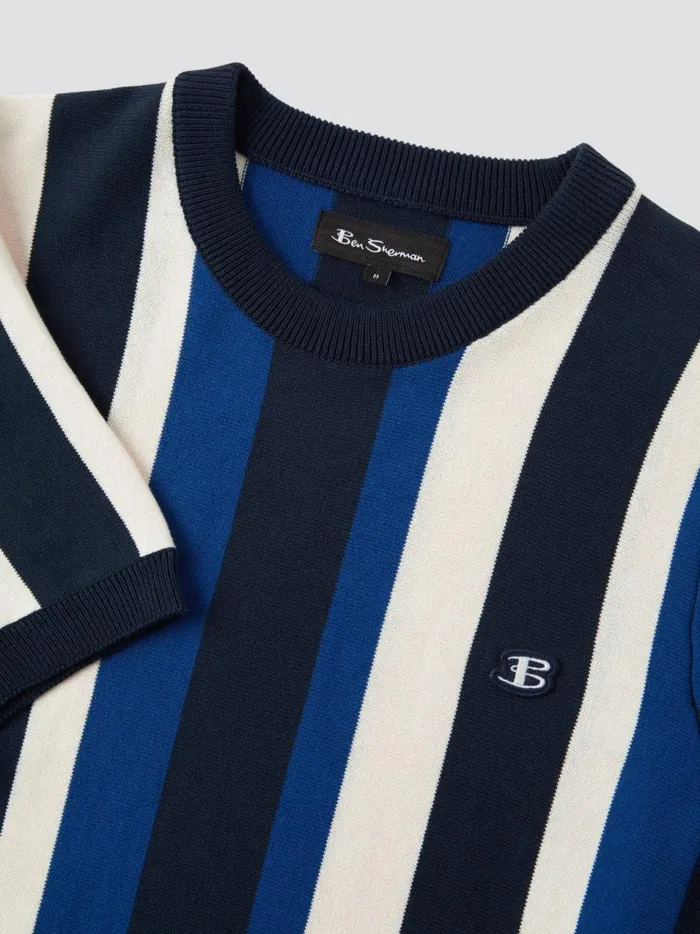 Ben Sherman TShirts and Graphic Tees Men B By Stripe Knit Tee Ben Sherman TShirts and Graphic Tees Men B By Stripe Knit Tee