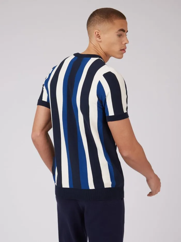 Ben Sherman TShirts and Graphic Tees Men B By Stripe Knit Tee Ben Sherman TShirts and Graphic Tees Men B By Stripe Knit Tee