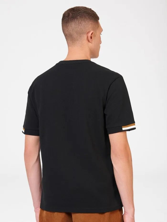 Ben Sherman TShirts and Graphic Tees Men Signature Pique Tee 8211 Black Ben Sherman TShirts and Graphic Tees Men Signature Pique Tee 8211 Black