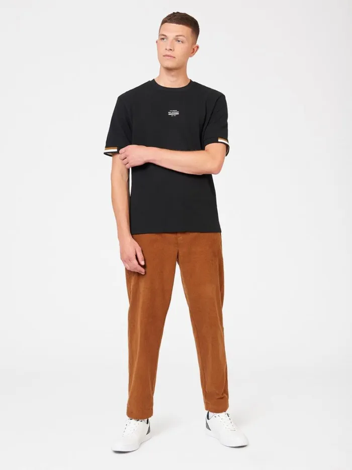 Ben Sherman TShirts and Graphic Tees Men Signature Pique Tee 8211 Black Ben Sherman TShirts and Graphic Tees Men Signature Pique Tee 8211 Black