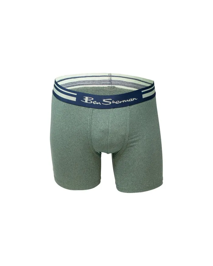 Ben Sherman Underwear Men 4Pack Microfiber Print and Solid NoFly Boxer Briefs 8211 Multi