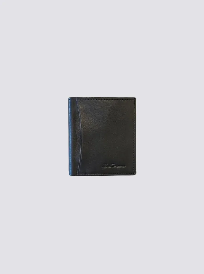 Ben Sherman Wallets and Card Holders Men Arden Leather Micro Wallet 8211 Black