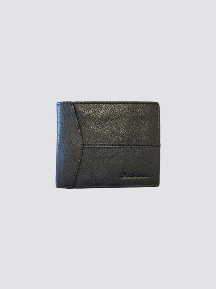 Ben Sherman Wallets and Card Holders Men Cooke Bill Fold Leather Wallet 8211 Black
