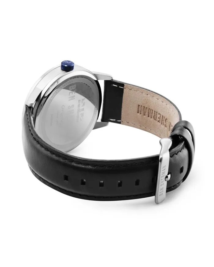 Ben Sherman Watches Men Daltrey Professional Watch 8211 BlackWhiteSilver