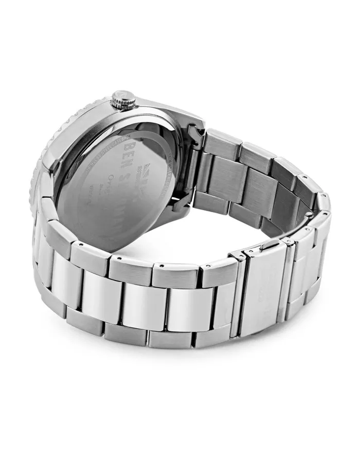 Ben Sherman Watches Men Ronnie Diver Watch 8211 SilverBlackSilver