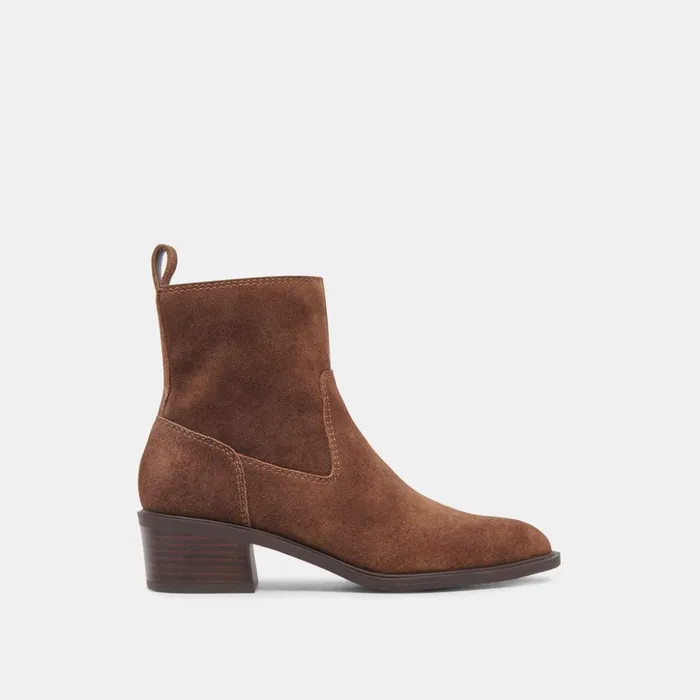 Bili H2O Booties Cocoa Suede Women Dolce Vita Boots and Booties