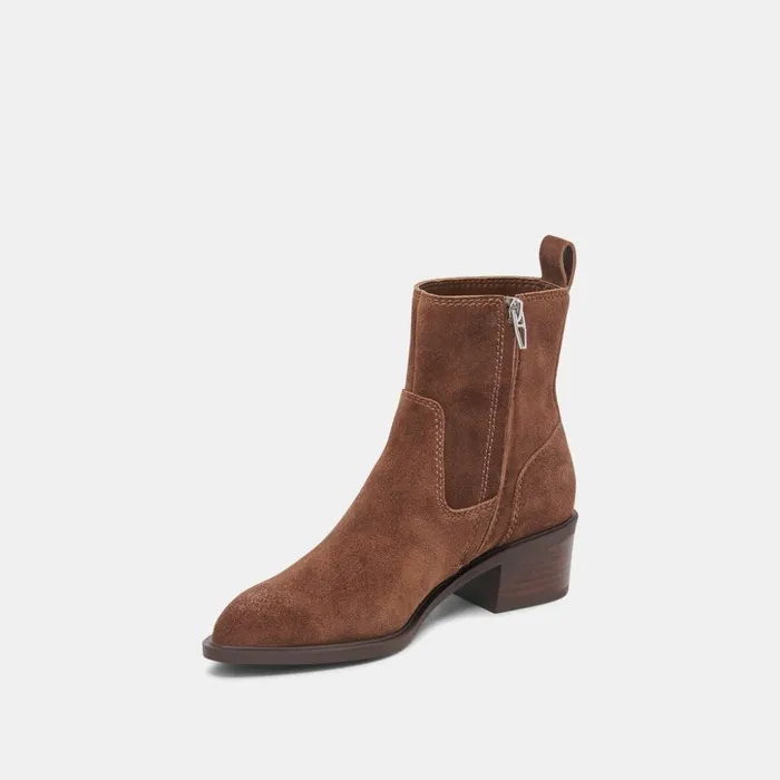 Bili H2O Booties Cocoa Suede Women Dolce Vita Boots and Booties