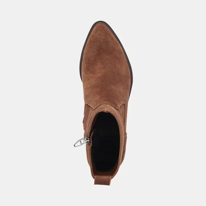Bili H2O Booties Cocoa Suede Women Dolce Vita Boots and Booties