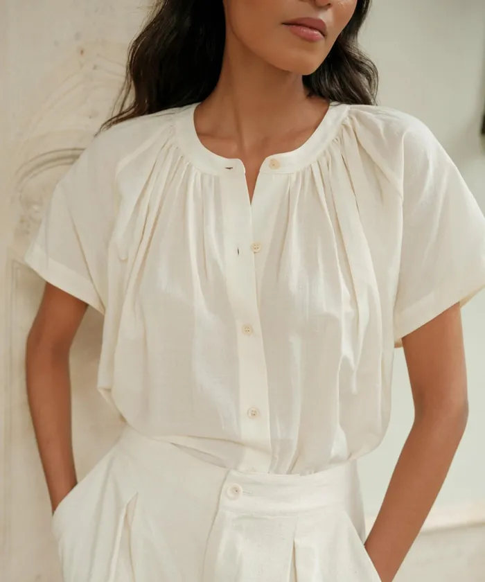Blouses Women Jenni Kayne Willow Blouse Cream