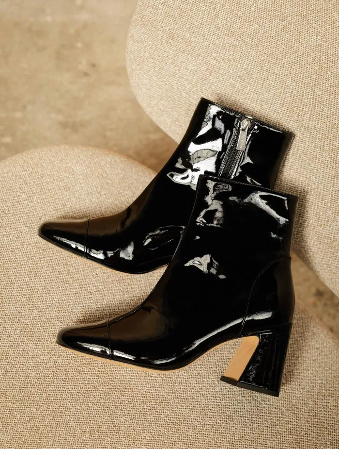 Bobbies Ankle Boots Aline Lacquered Black 8211 Women