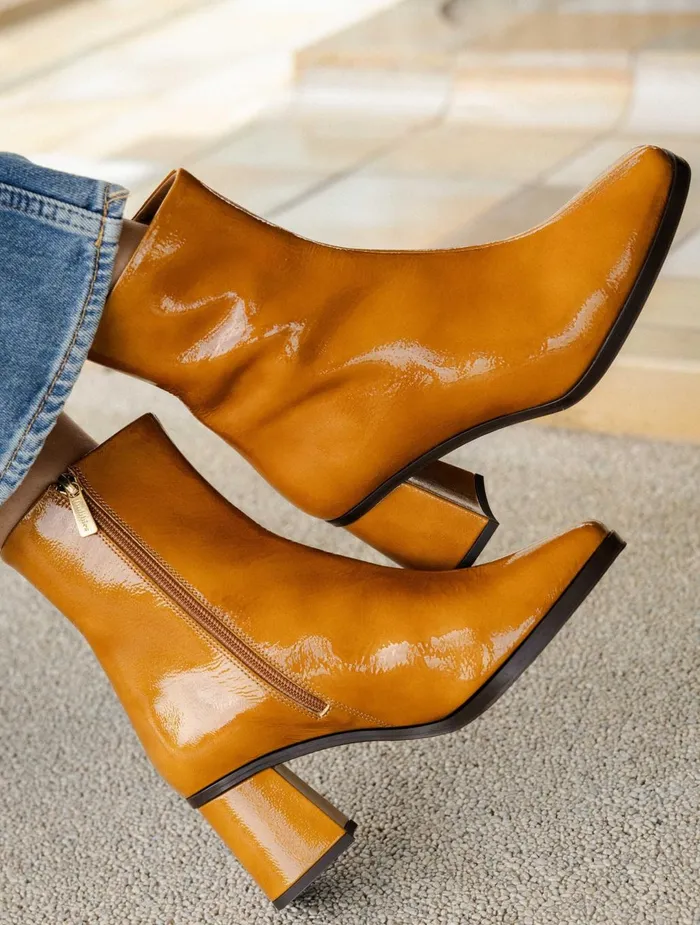 Bobbies Ankle Boots Scarlett Mustard 8211 Women