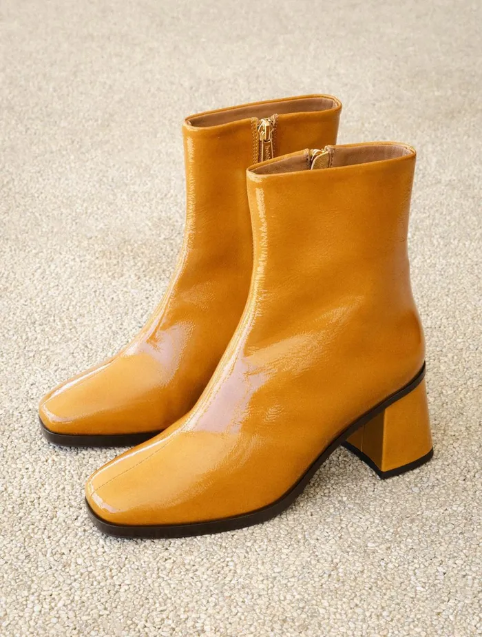 Bobbies Ankle Boots Scarlett Mustard 8211 Women