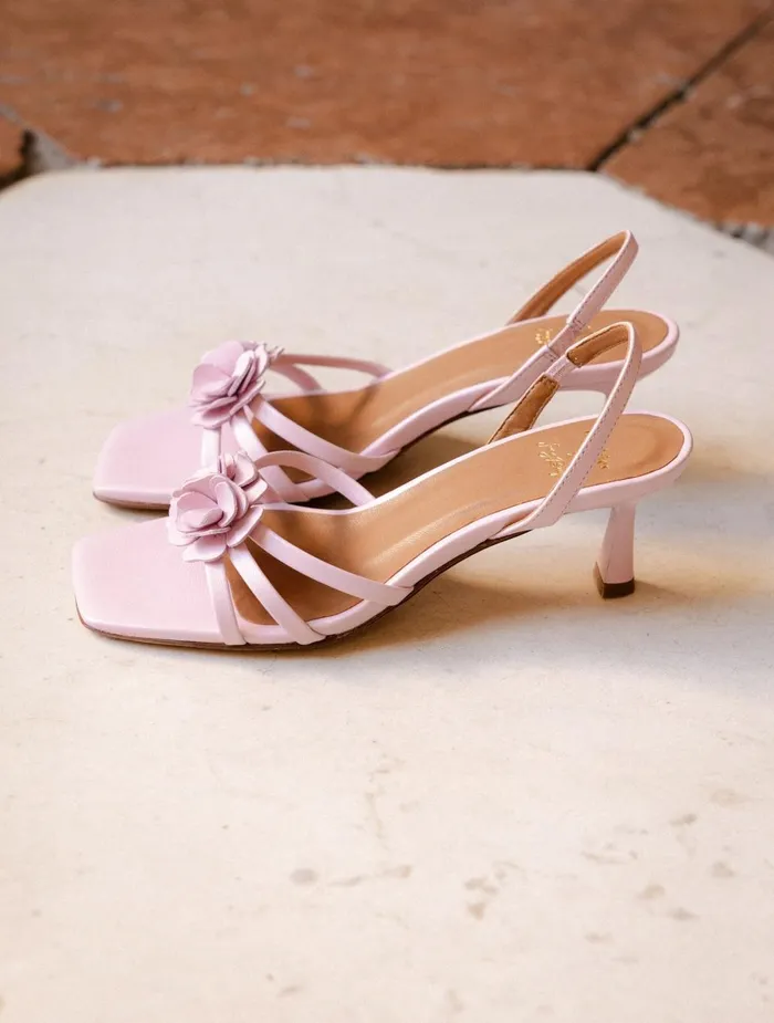 Bobbies Heeled Sandals Nozze Juny Pink 8211 Women