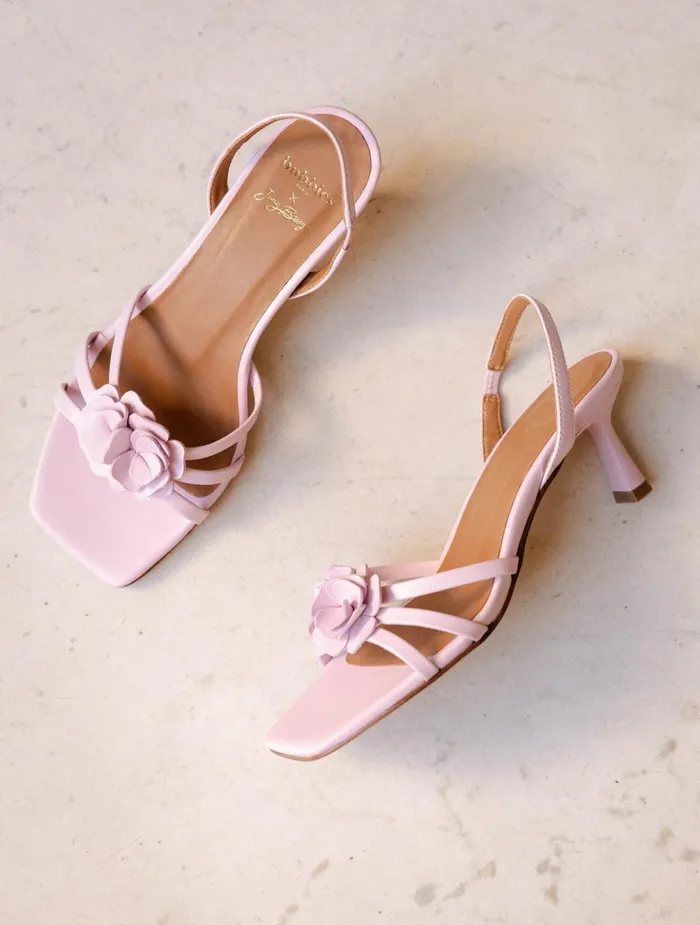 Bobbies Heeled Sandals Nozze Juny Pink 8211 Women