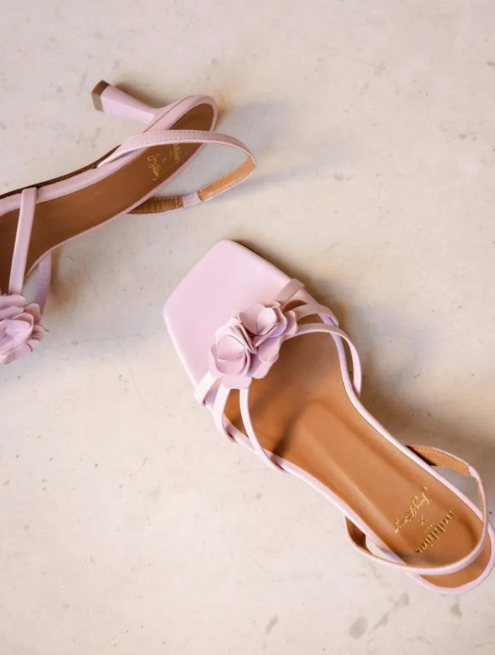 Bobbies Heeled Sandals Nozze Juny Pink 8211 Women