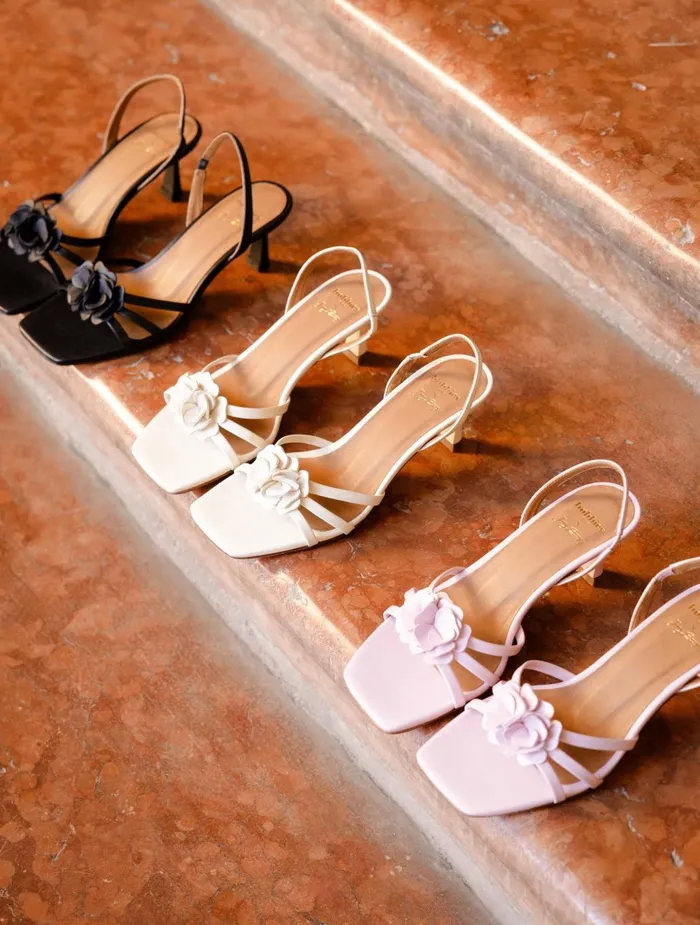 Bobbies Heeled Sandals Nozze Juny Pink 8211 Women