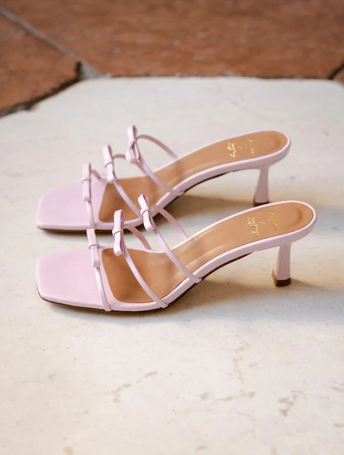 Bobbies Heeled Sandals Virna Juny Pink 8211 Women