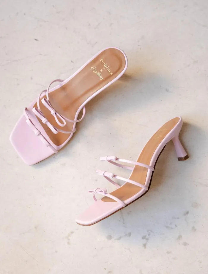 Bobbies Heeled Sandals Virna Juny Pink 8211 Women