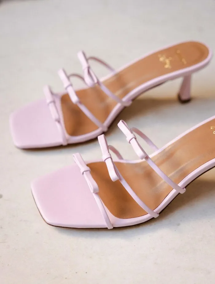 Bobbies Heeled Sandals Virna Juny Pink 8211 Women
